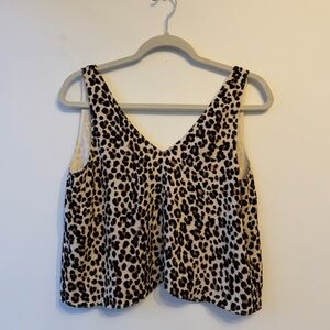 Wilfred Leopard Print Tank Top